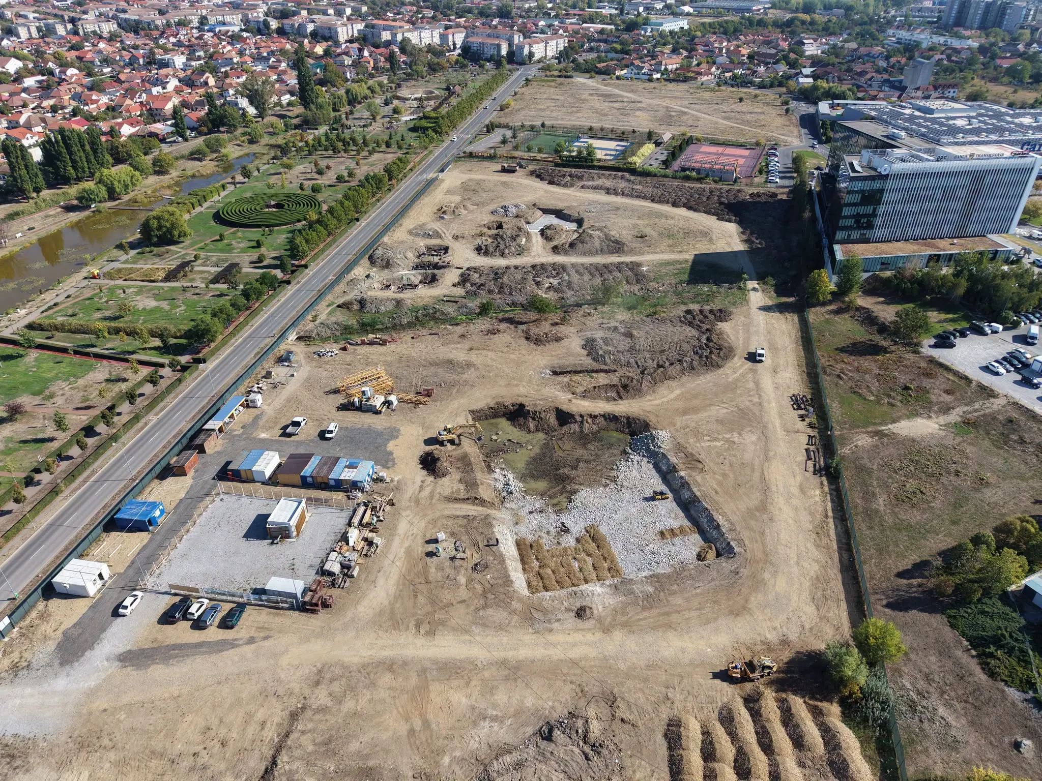 Primele fundații au fost turnate la Grădina Urbană Nufărul. Proiectul de peste 123 de milioane de lei intră într-o nouă etapă