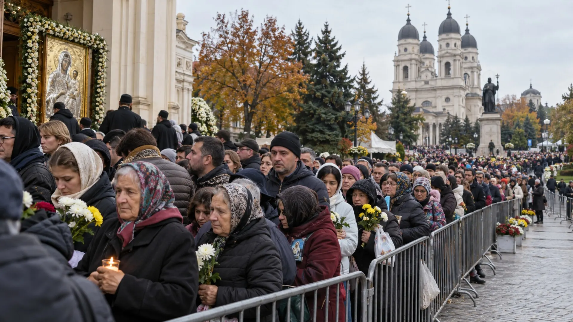 Mii de pelerini au ajuns la Iași înainte de Sfânta Parascheva și au stat 6 ore la coadă