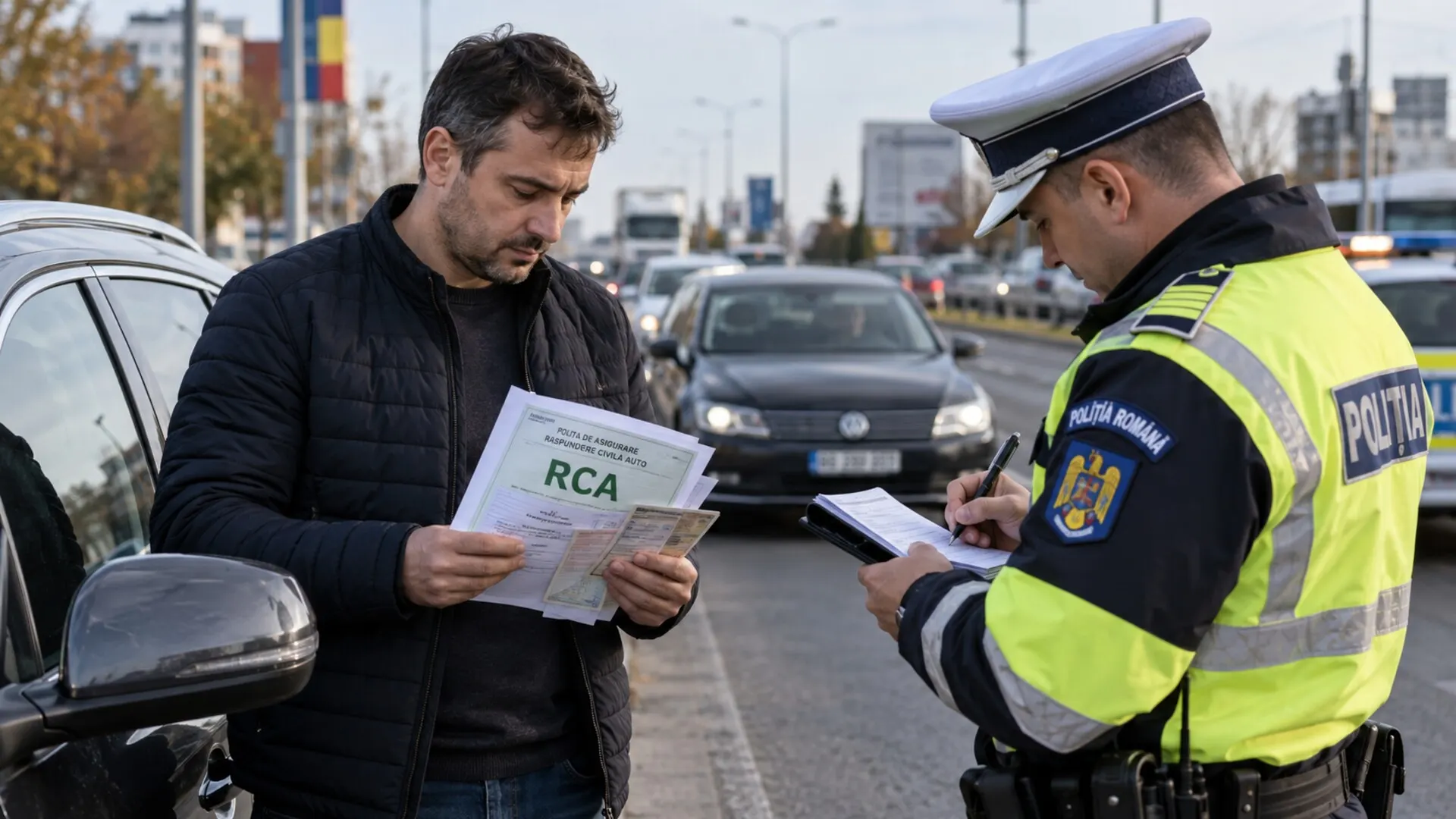 Poliția Română a aplicat 14.762 de amenzi pentru lipsa RCA
