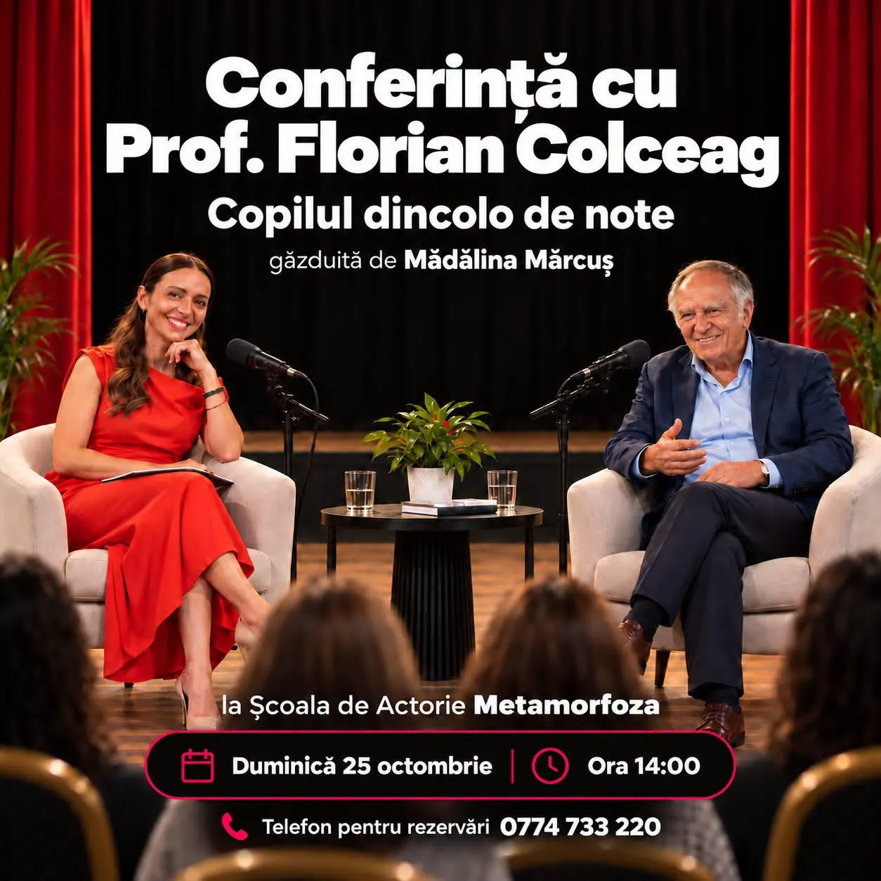 SAM organizează „Copilul dincolo de note”, o conferință cu prof. Florian Colceag