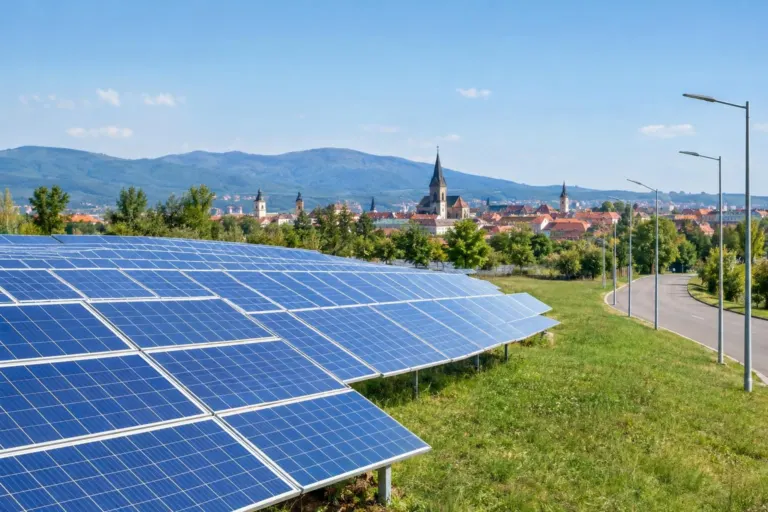 Sibiul va avea un parc fotovoltaic de peste 28 de milioane de lei. Investiția va reduce cheltuielile cu iluminatul public