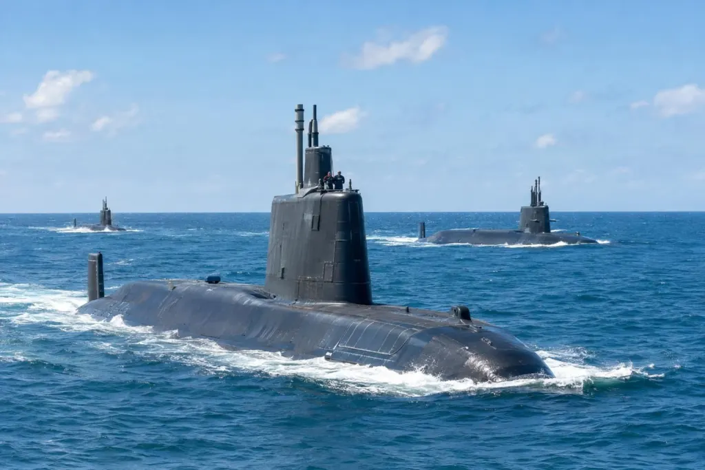 Trei dintre cele patru submarine nucleare britanice se află pe mare